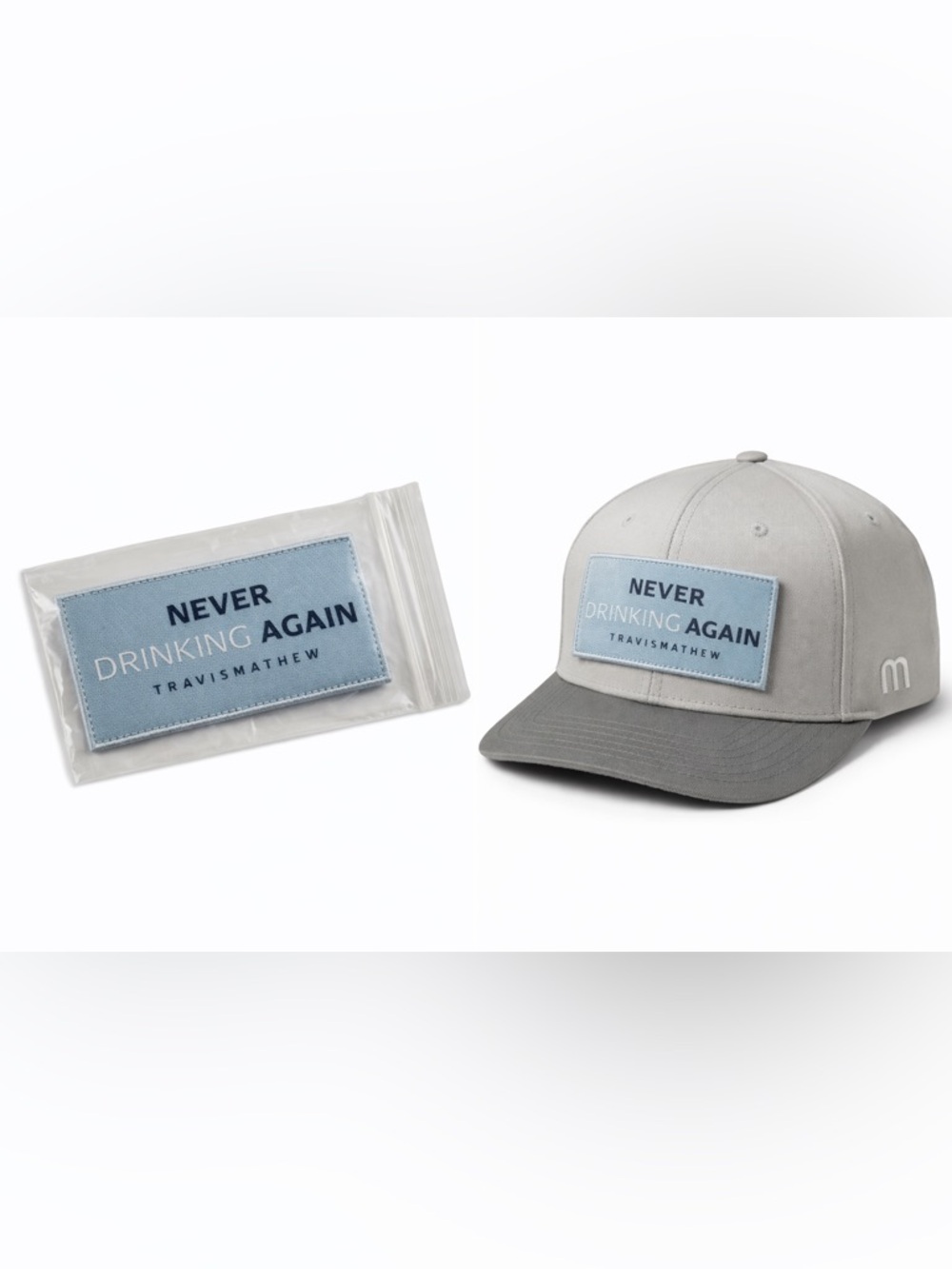 Travis Mathews Never Drinking Again Patch